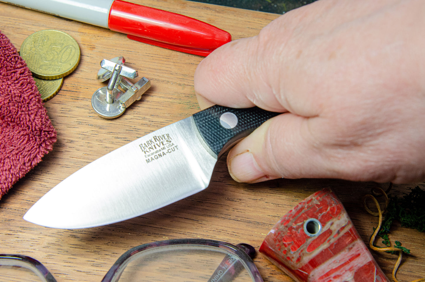 バークリバー PSK EDC MagnaCut デザートアイアンウッドバール #1