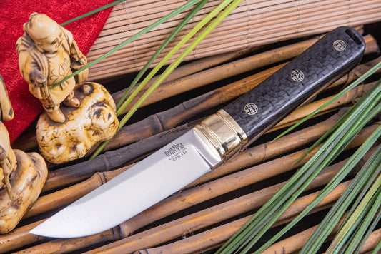 W様専用オーダー キツネタント カーボンファイバー モザイクピン