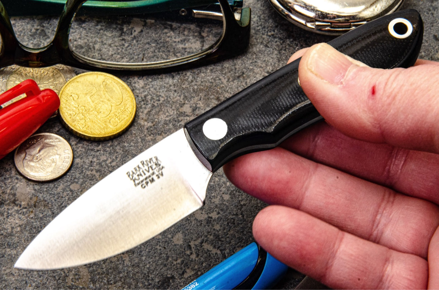 バークリバー PSK 3V ブラック G-10 - レッドライナー