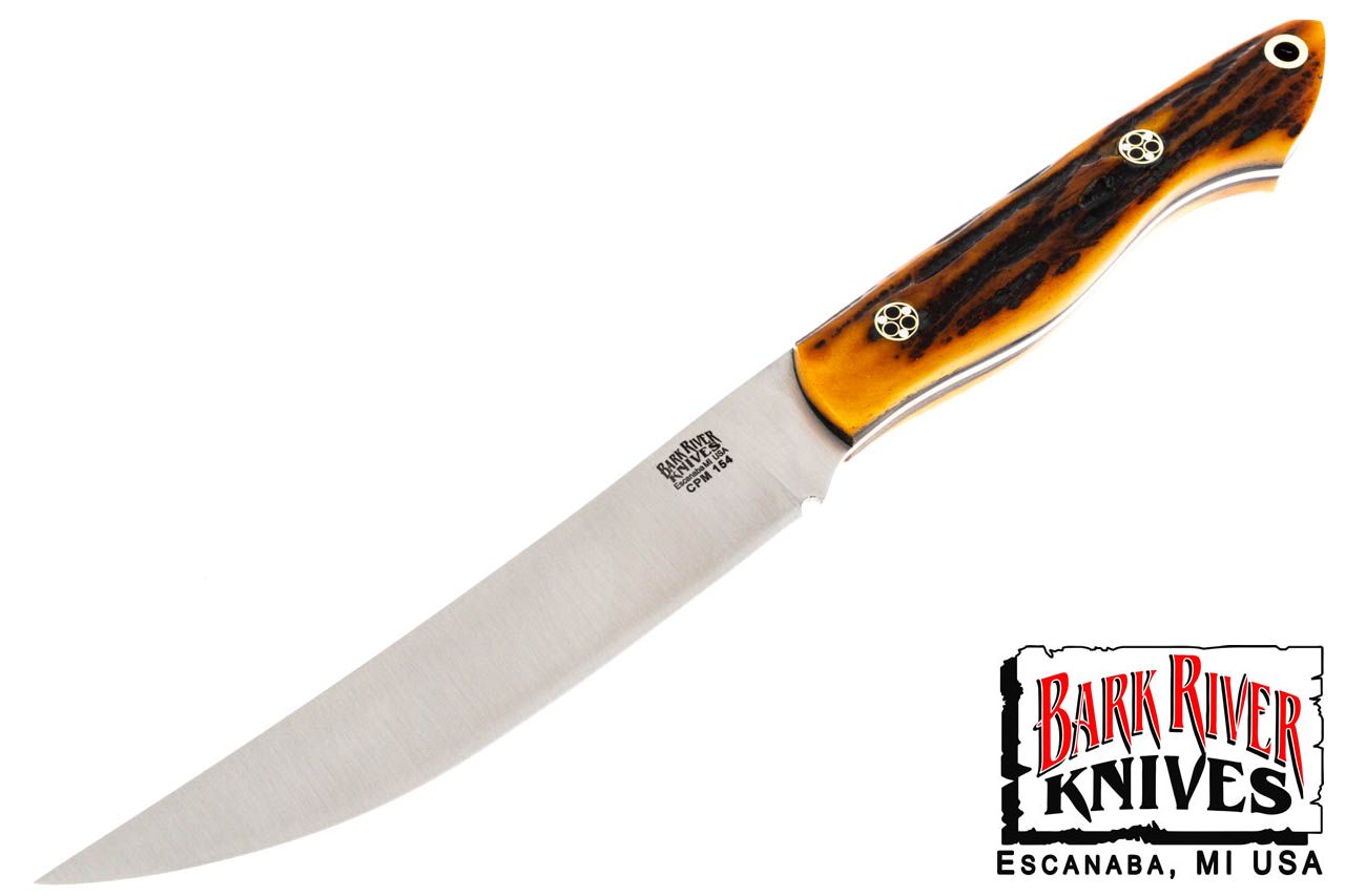 ミニ カラハリスポーツマン CPM-154 アンバー スタッグ ボーン - ブラック ライナー - モザイクピン #2