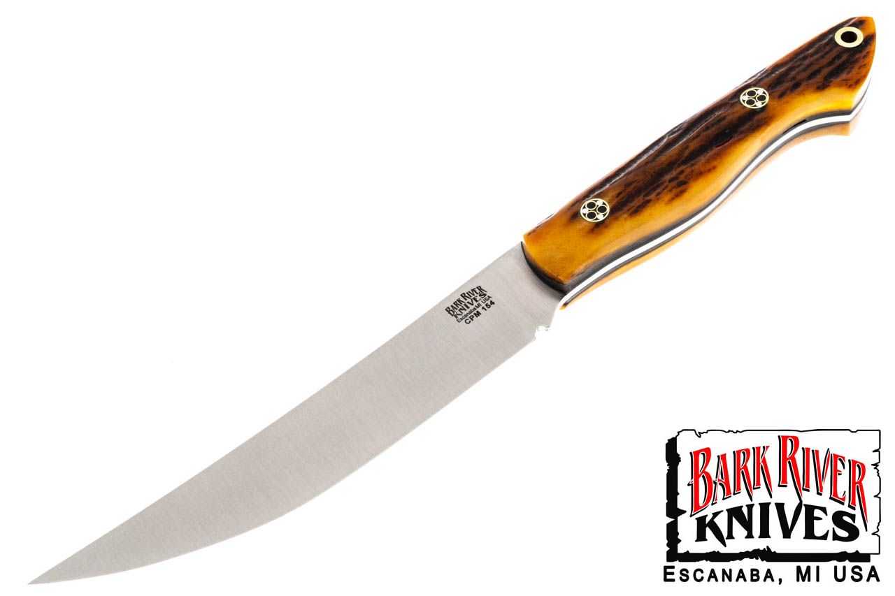 ミニ カラハリスポーツマン CPM-154 アンバー スタッグ ボーン - ブラック ライナー - モザイクピン #3