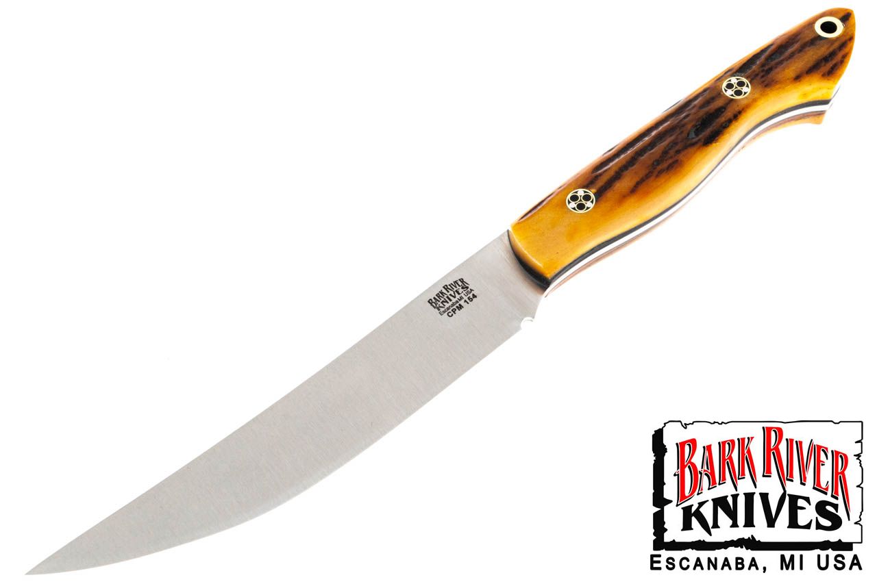 ミニ カラハリスポーツマン CPM-154 アンバー スタッグ ボーン - ブラック ライナー - モザイクピン #6