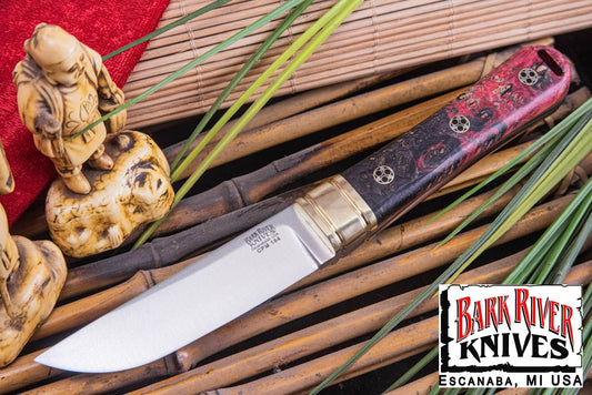 バークリバー キツネ CPM-154 ヘルファイヤー メイプルバール - レッドライナー - モザイクピン #1