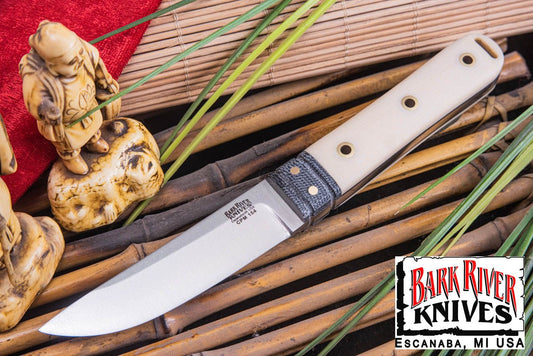 バークリバー キツネ CPM-154 アンティーク ボーン リネン マイカルタ - ブラック ライナー - ホロー ブラスピン - ブラック ボルスター