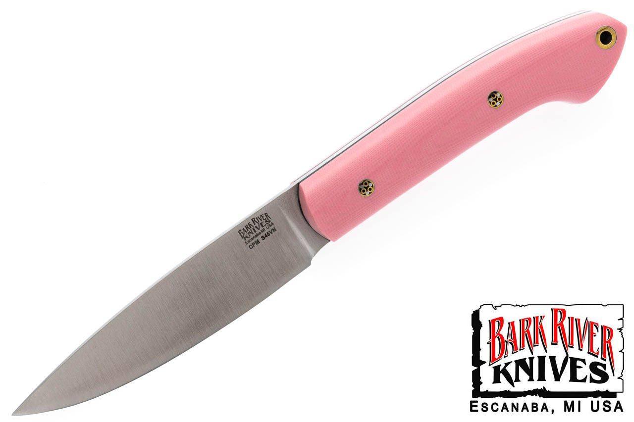 バード & トラウト CPM-154 ピンク G-10 - ブラック ライナー - モザイクピン