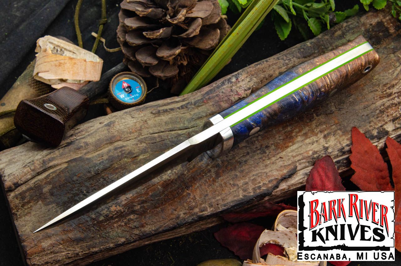 バークリバー ライオンハウンド 4V ブルー & ブラウン メイプルバール - トキシック グリーンライナー