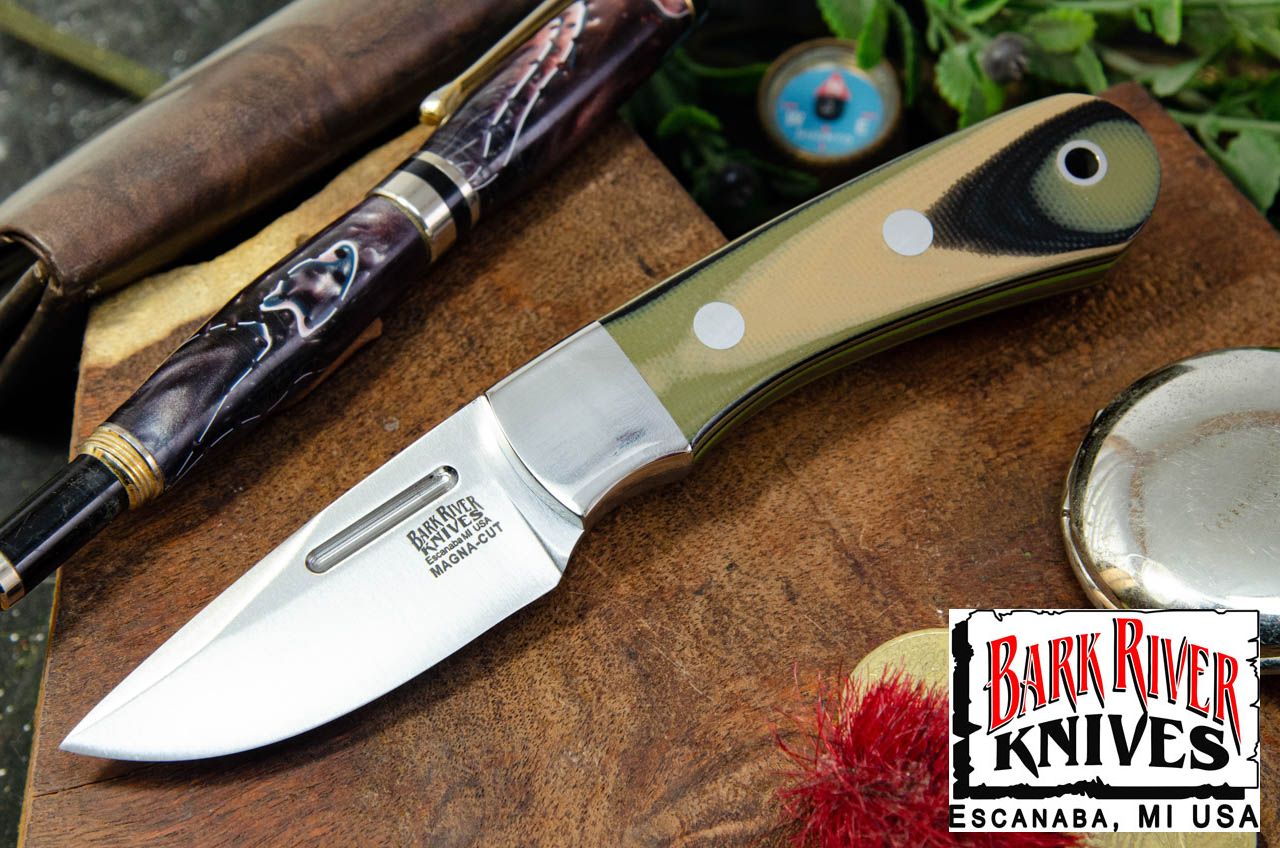 バークリバー エッセンシャル MagnaCut ミルスペックカモ G-10 - トキシック グリーンライナー
