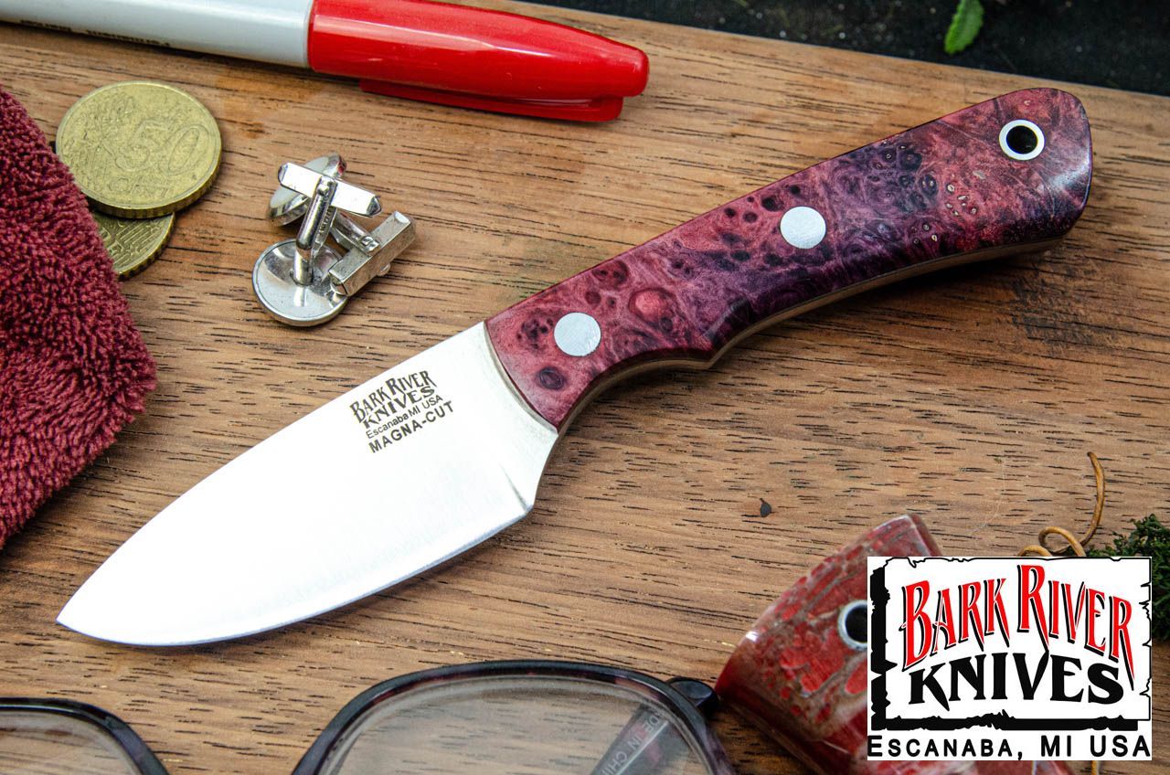 バークリバー PSK EDC MagnaCut チェリー メイプルバール - グレー ライナー #1
