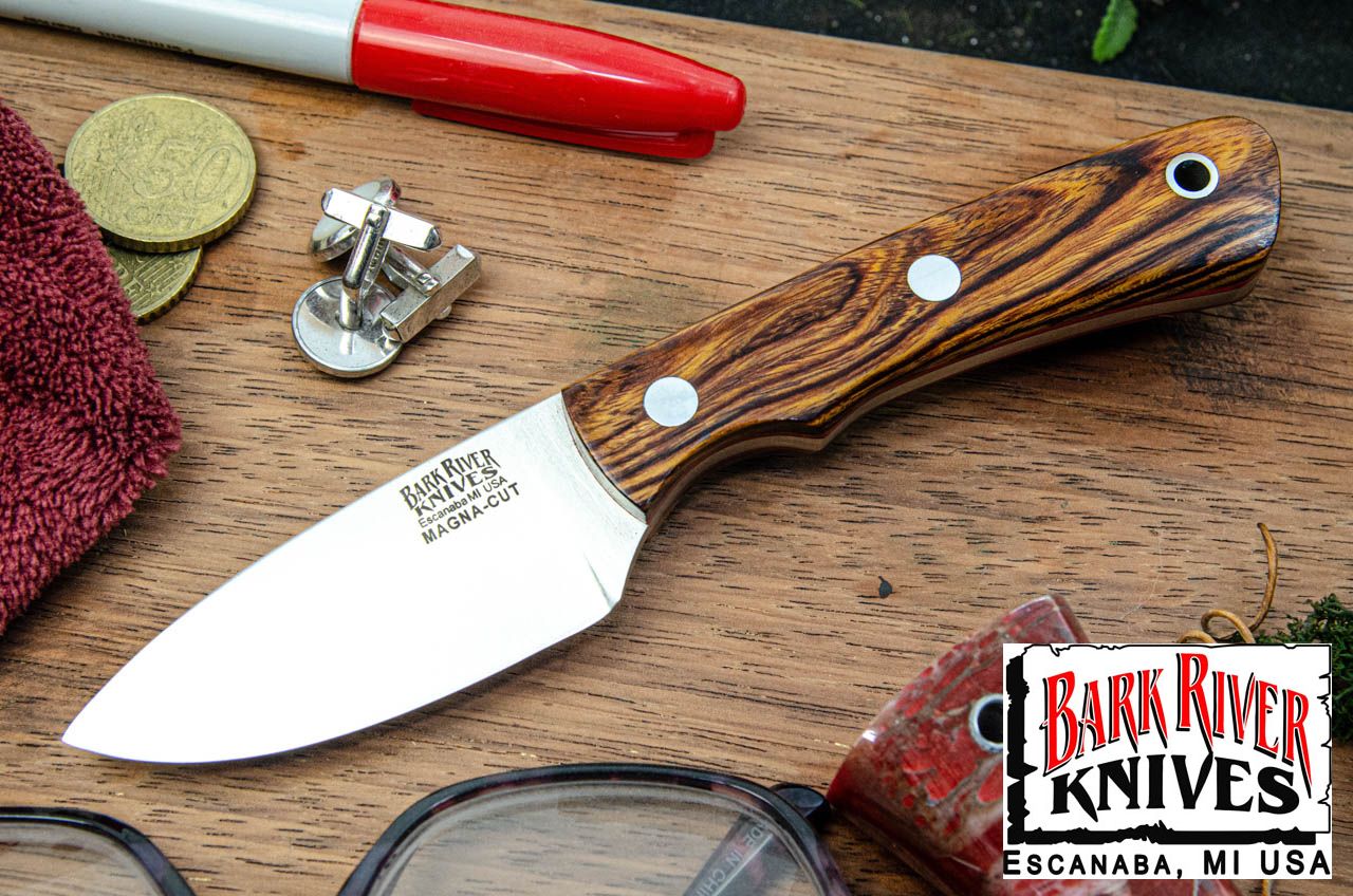 バークリバー PSK EDC MagnaCut デザートアイアンウッドバール - レッドライナー