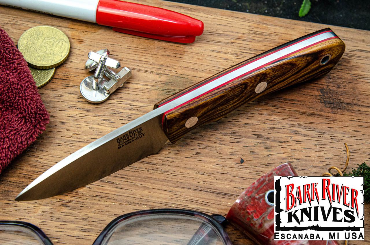 バークリバー PSK EDC MagnaCut デザートアイアンウッドバール - レッドライナー