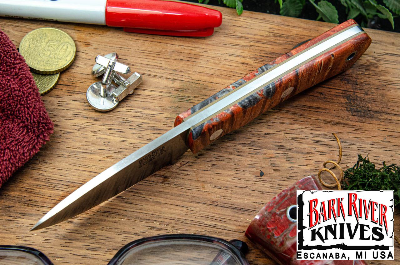 バークリバー PSK EDC MagnaCut グレー & コッパー メイプルバール - ナチュラルライナー