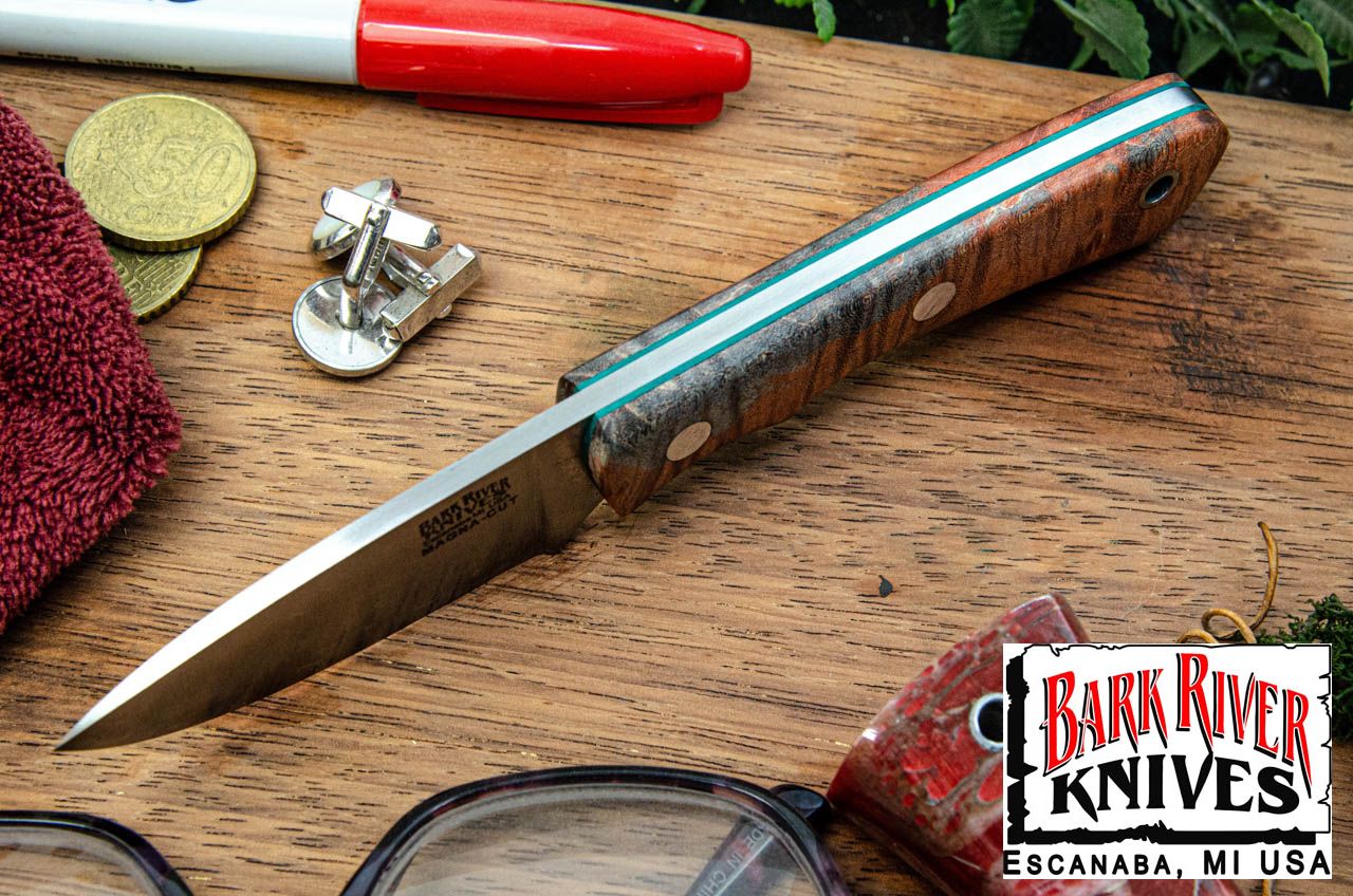 バークリバー PSK EDC MagnaCut グレー & ラセット メイプルバール - グリーンライナー