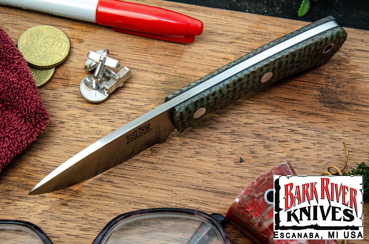 バークリバー PSK EDC MagnaCut ライム バーラップ マイカルタ - ブラック ライナー