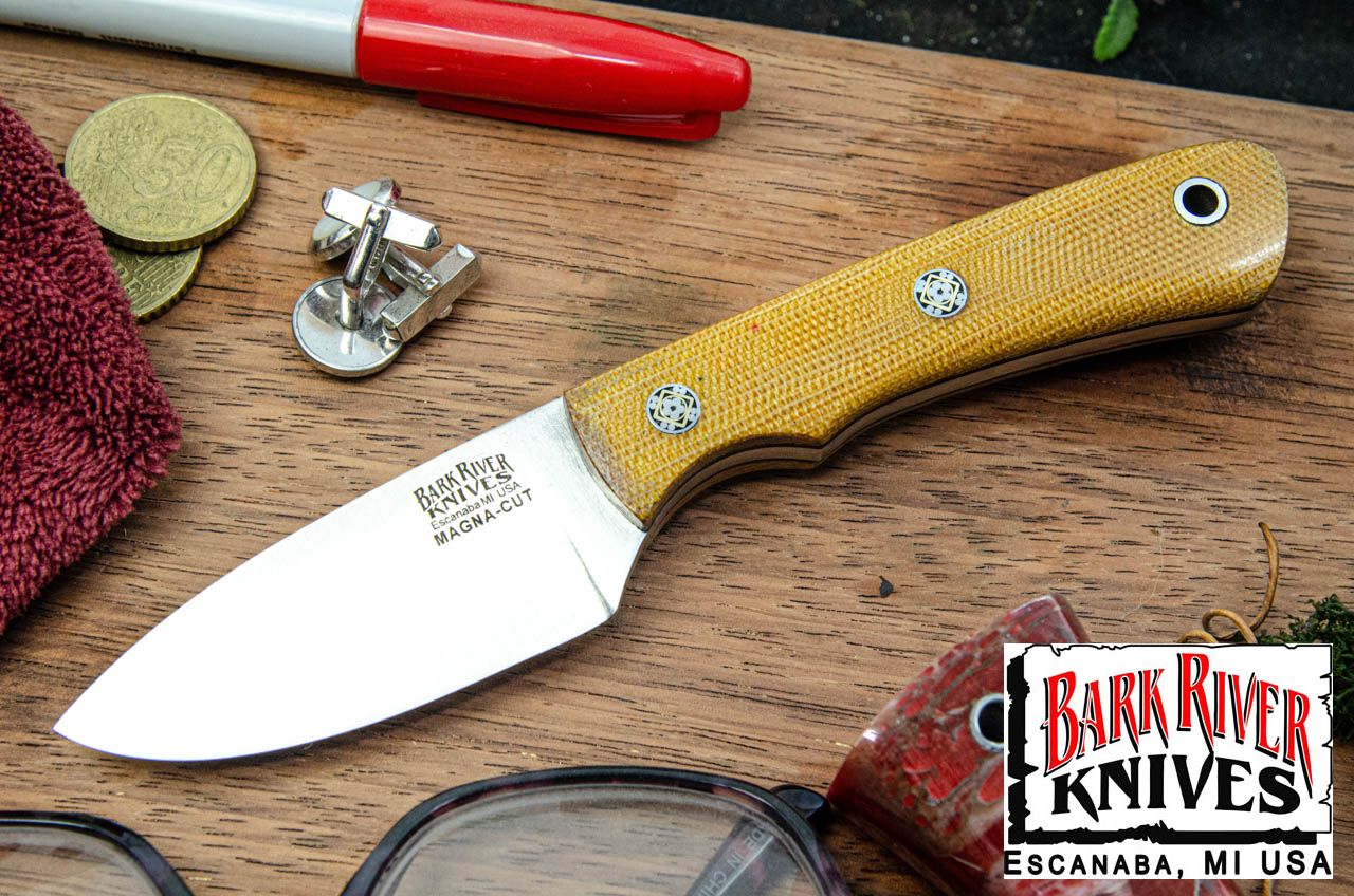 バークリバー PSK EDC MagnaCut ナチュラル キャンバス マイカルタ - ブラック ライナー - モザイクピン