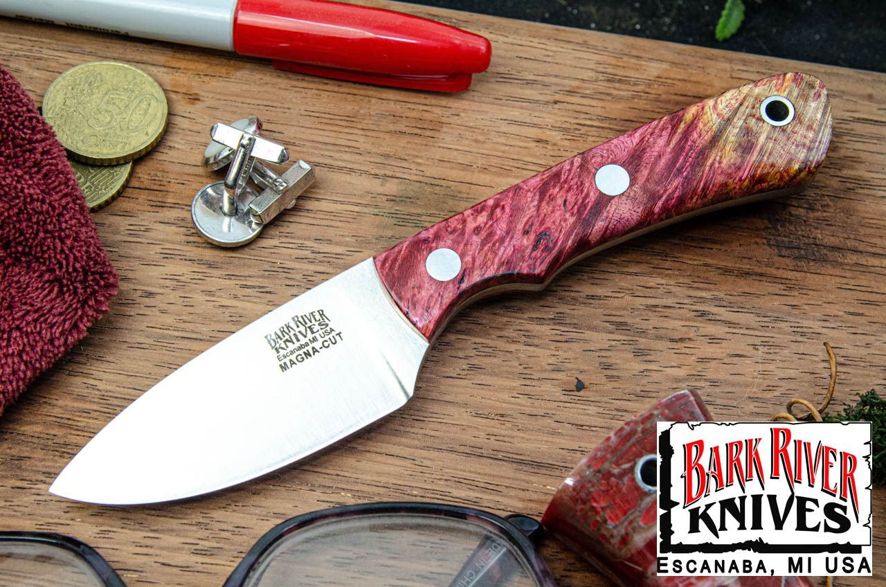 バークリバー PSK EDC MagnaCut オレンジ & チェリー メイプルバール