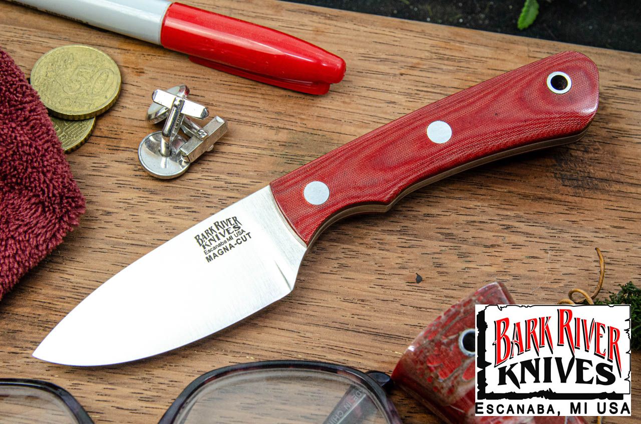 バークリバー PSK EDC MagnaCut レッド リネン マイカルタ - ホワイト ライナー