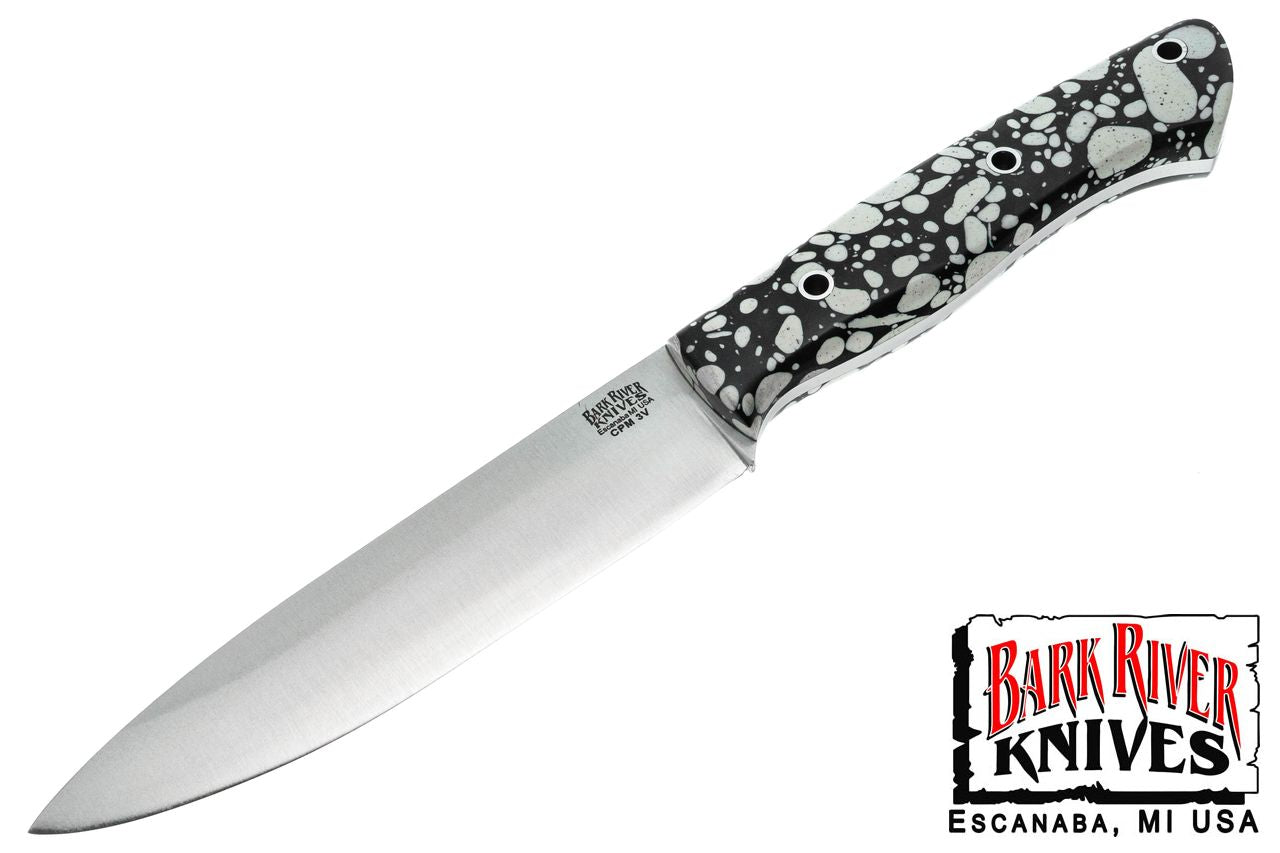 バークリバー ブレード レイド オーロラ II 3V ブラック & ホワイト スポテッド アクリリック - ホローピン