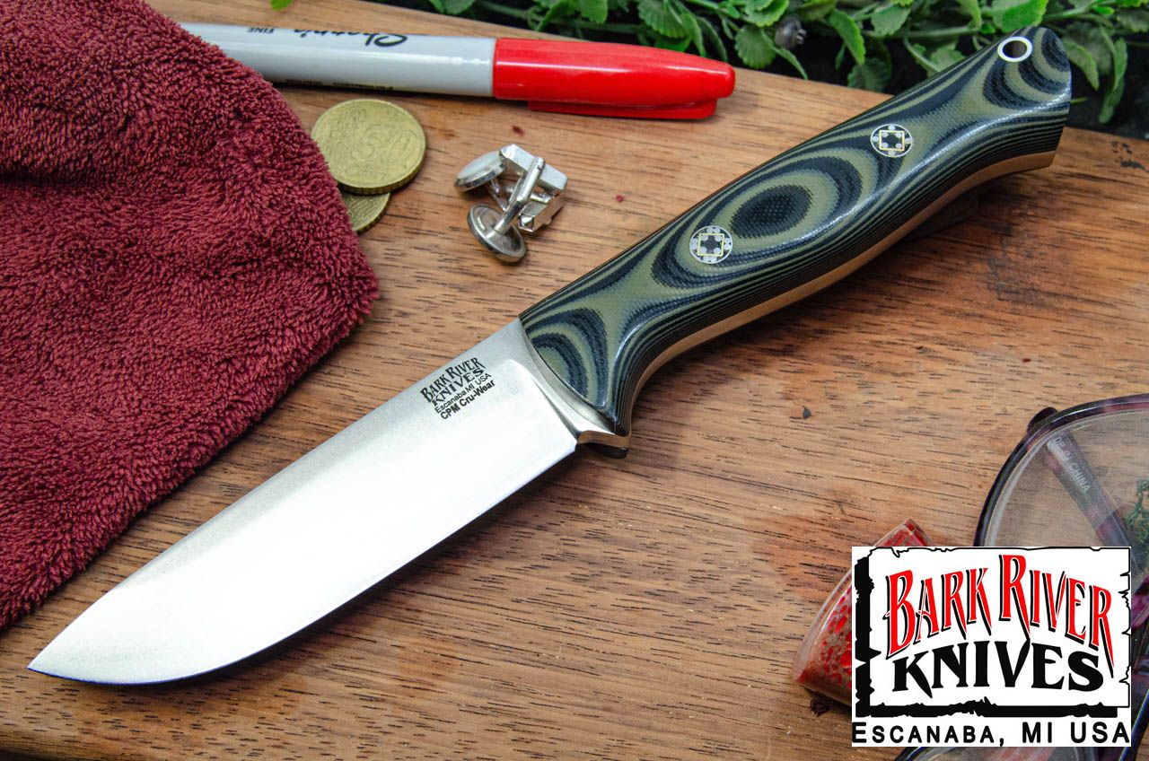 バークリバー ブレード レイド ブラボー 1 Cru-Wear レンジャー グリーン & ブラック G-10 - モザイクピン