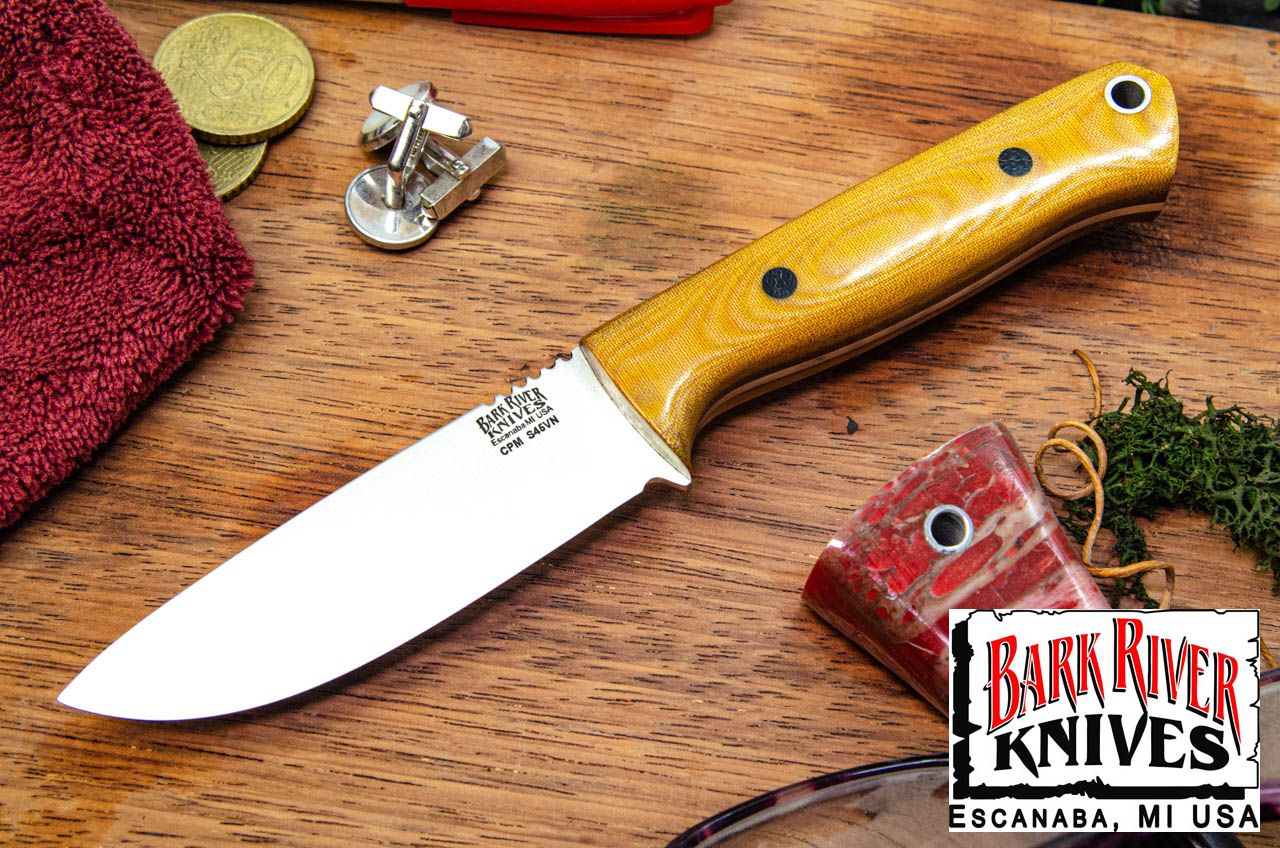 バークリバー ブレード レイド ブラボー ネッカー II S45VN ヴィンテージ リネン マイカルタ - ブラック ピン