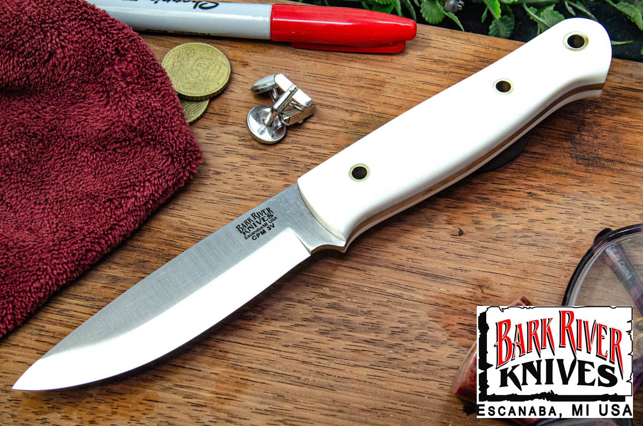 バークリバー ブレード レイド ブッシュクラフター LT 3V ホワイト リネン マイカルタ - ホロー ブラスピン