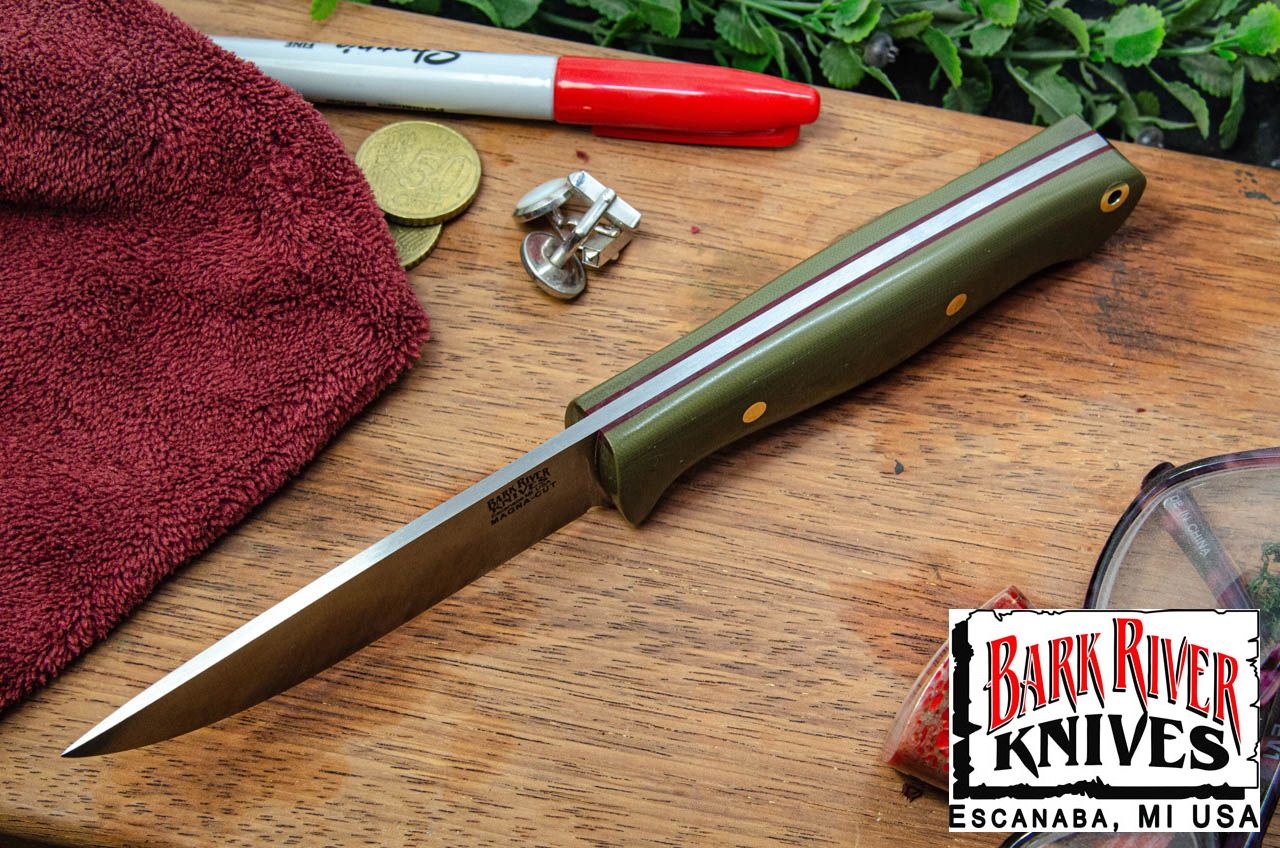バークリバー ブレード レイド ガニー LT MagnaCut レンジャー グリーン G-10 - レッドライナー - ブラスピン