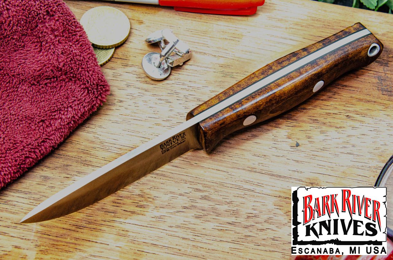 バークリバー ブレード レイド ミニガニー MagnaCut - ランプレス - ダークカーリーメイプル - ブラック ライナー