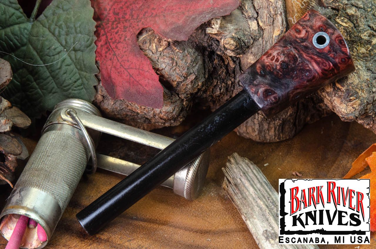 バークリバー ファイヤースチール ブラック & パープル メイプルバール #3