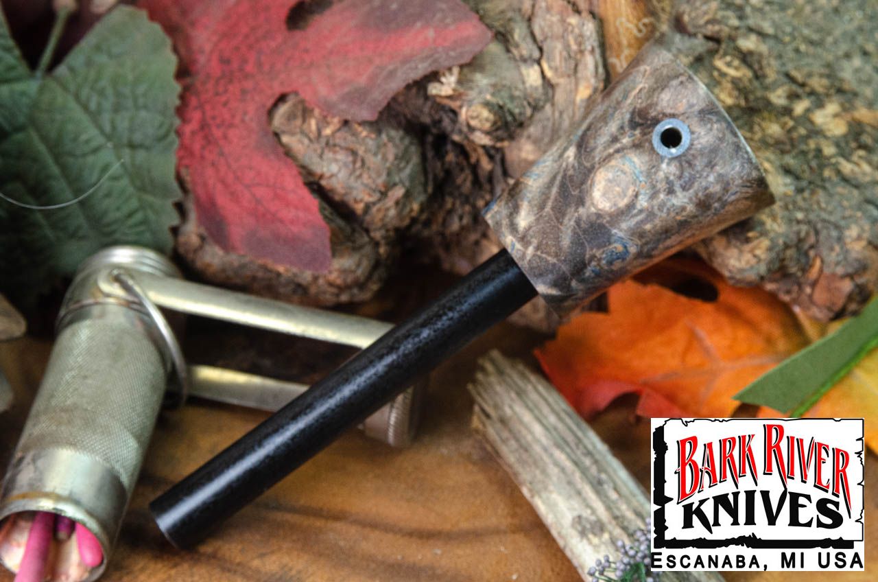 バークリバー ファイヤースチール ブルー & ベージュ メイプルバール