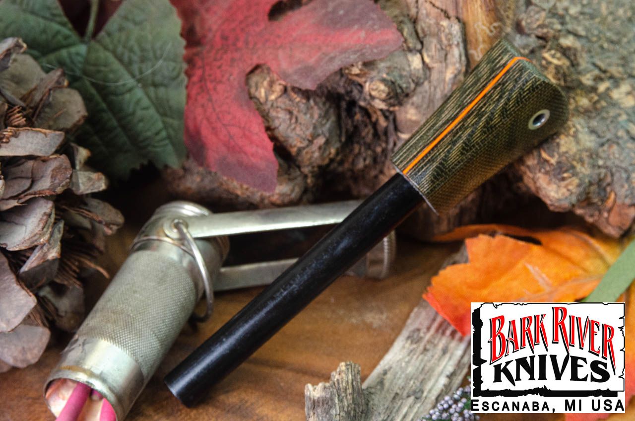 バークリバー ファイヤースチール グリーン キャンバス マイカルタ - オレンジ ライナー