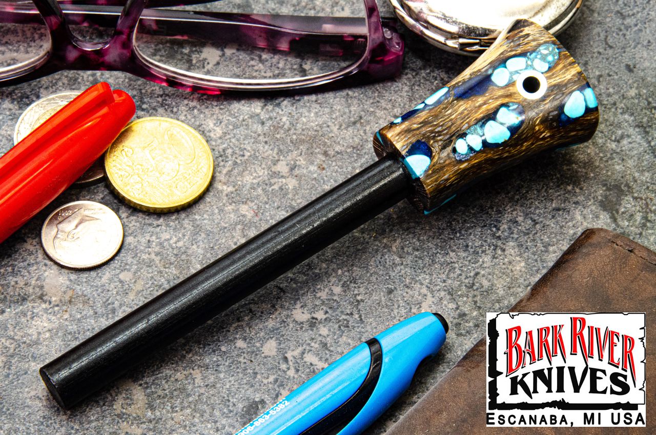 バークリバー ファイヤースチール ブルー チョラカクタス ウィズ ターコイズ #1