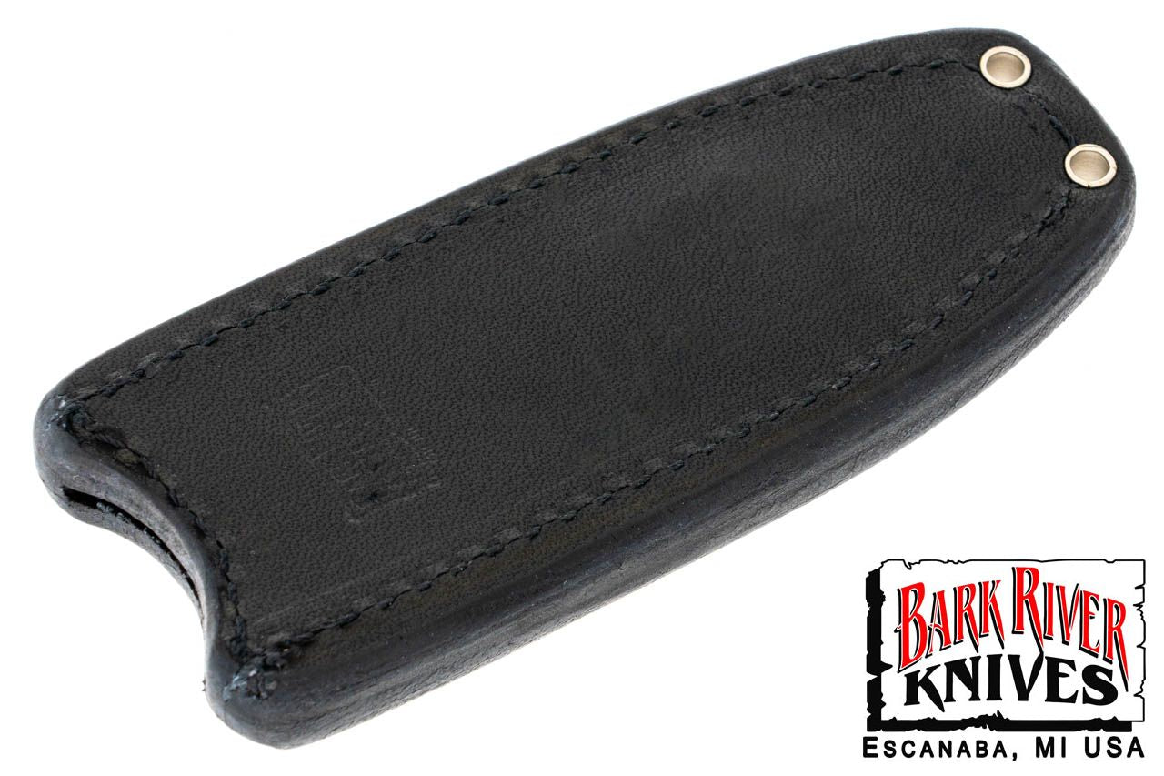 アドベンチャー レザー ネック シース - ブラック