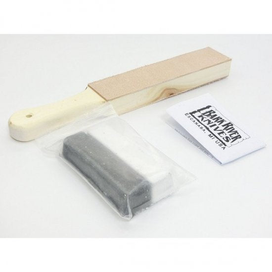 DLT バークリバー 革砥 ダブルサイド パドルストロップ スタンダード 白、黒コンパウンドセット