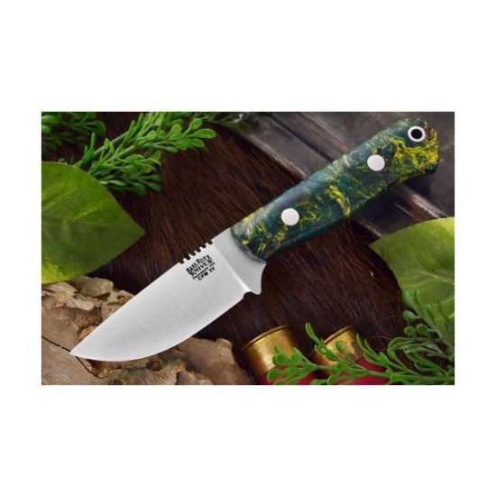 Bark River バークリバー ブラボー ネッカー 3V エメラルドグリーン&ゴールド エルバー バール