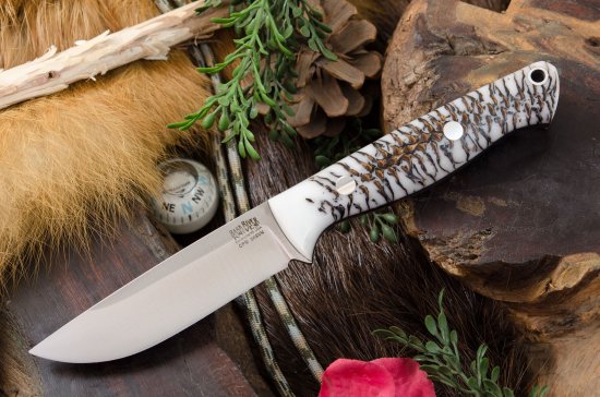 Bark River バークリバー ミニガニー S45VN ホワイト パインコーン ブラックライナー