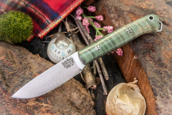 リトルクリーク 3V グリーン タイガーテイル メープル バール モザイクピン