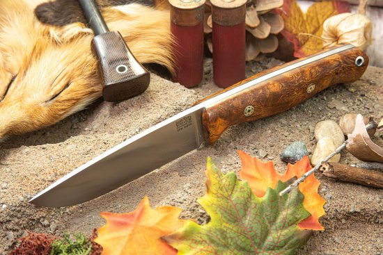 フォックスリバーEXT 1 S45VN デザート アイアンウッド バール ブラックライナー モザイクピン #5