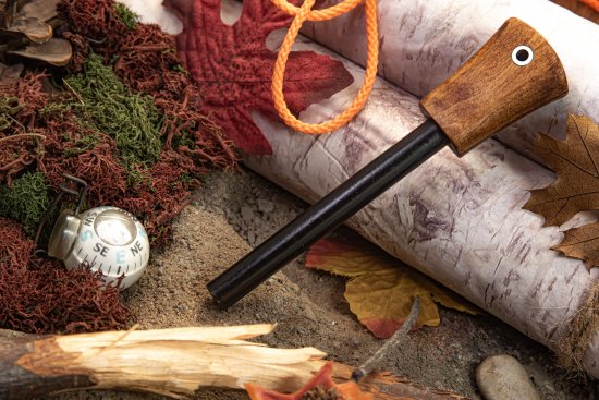 ファイヤースチール ダーク カーリー メープル ブラックライナー