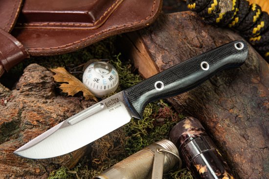 ブラボー ミニスクワットリーダー EDC S45VN ブラック キャンバス マイカルタ ブルーライナー ホローピン