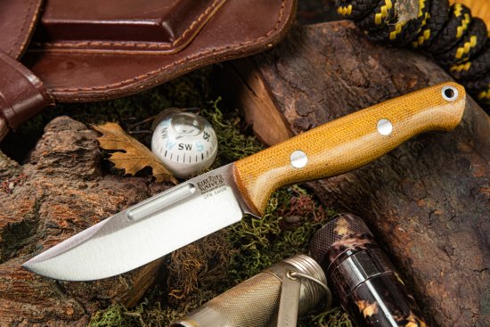 ブラボー ミニスクワットリーダー EDC S45VN ナチュラル キャンバス マイカルタ