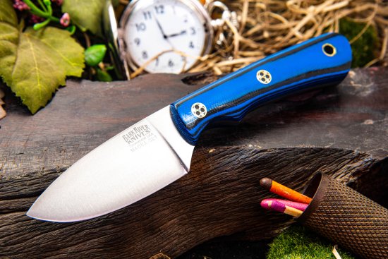 PSK EDC MagnaCut ブルー&ブラック G-10 モザイクピン