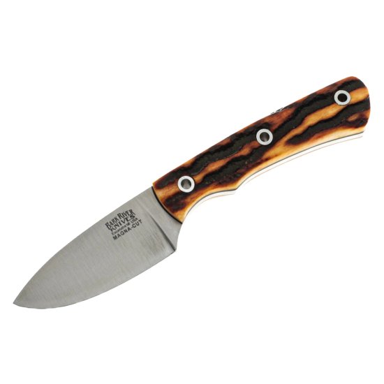 PSK EDC MagnaCut アンバー スタッグ ボーン ブラックライナー ホローピン #2