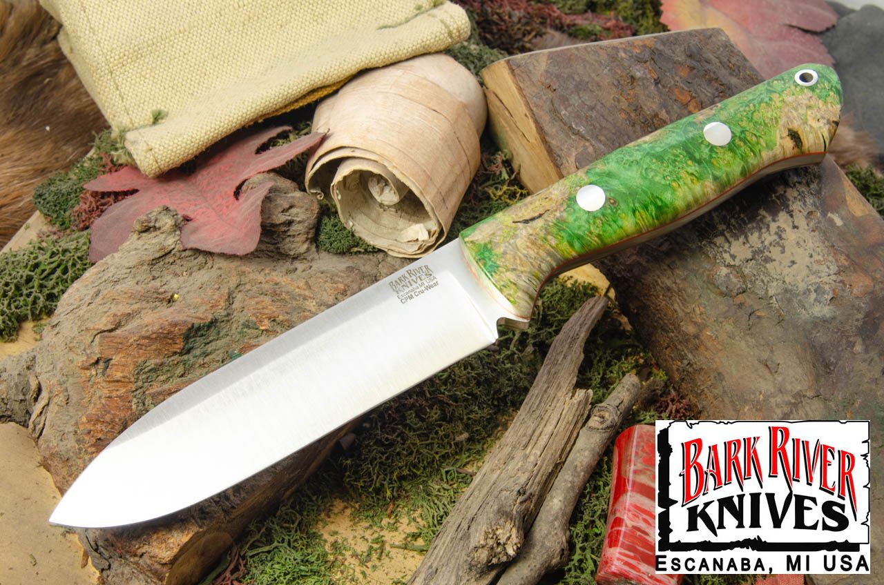 ブラボー アルファ Cru Wear ベージュ & グリーン メイプルバール オレンジライナー