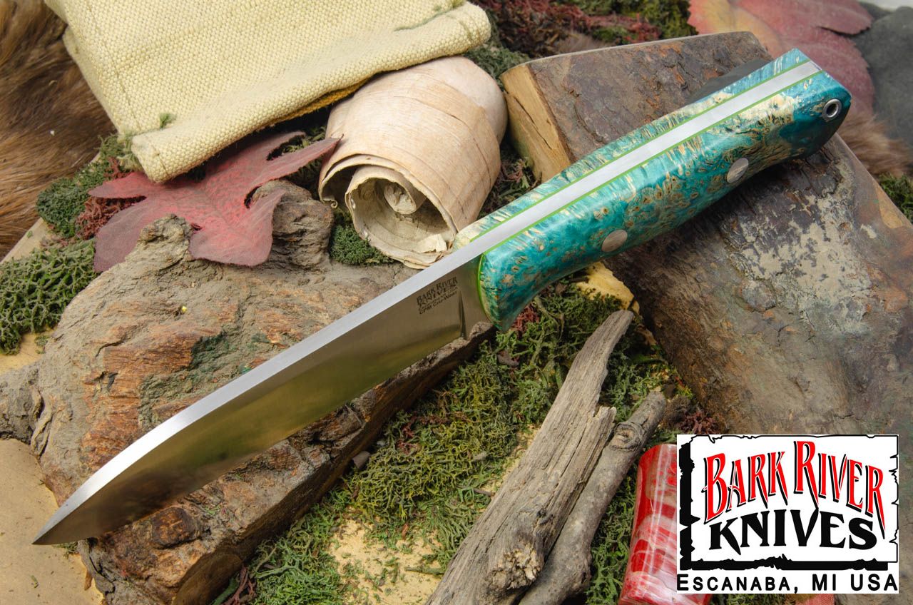 ブラボー アルファ Cru Wear ベージュ & ティール メイプルバール トキシック グリーンライナー