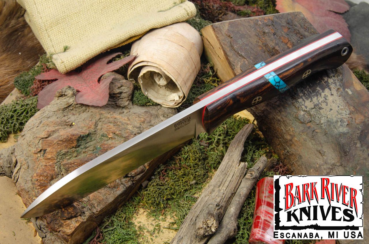 ブラボー アルファ Cru Wear デザートアイアンウッドバール ターコイズスペーサー レッドライナー モザイクピン #1