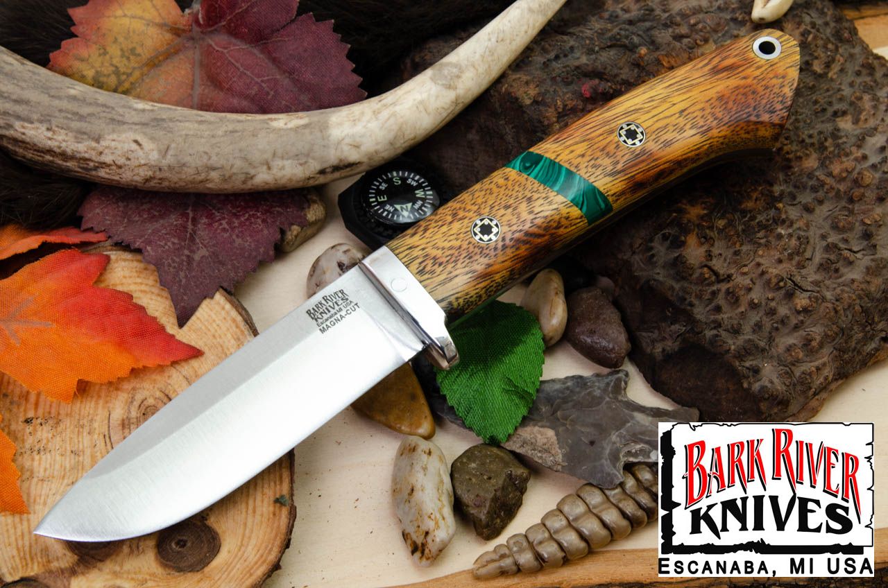 クラッシック ドロップポイント ハンター LT MagnaCut オーセージ オレンジ - マラカイトスペーサー - モザイクピン #2