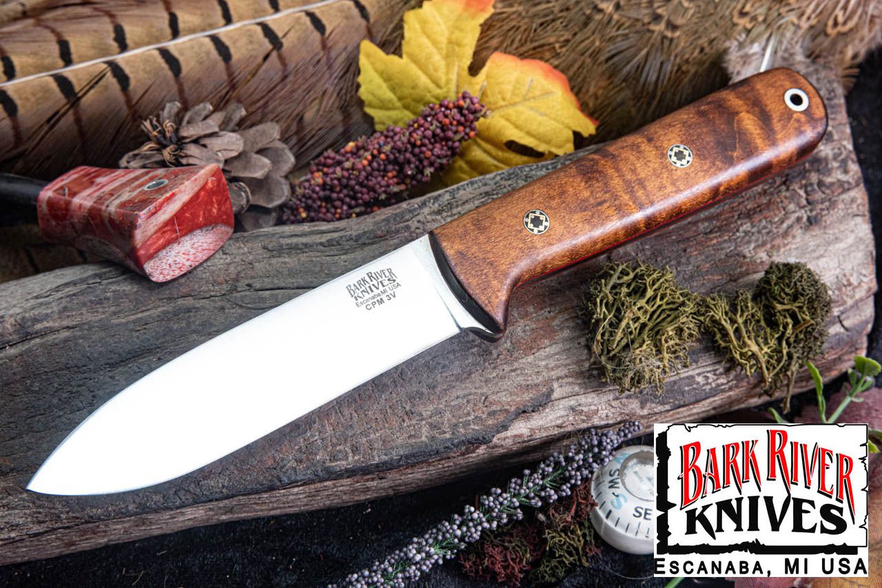 バークリバー キファート 4 3V ダークカーリーメイプル - レッドライナー - モザイクピン #1