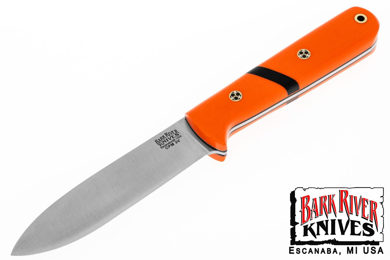 バークリバー キファート 4 3V ブリーズオレンジ G-10 - ブラック リネン スペーサー - ブラック ライナー - モザイクピン