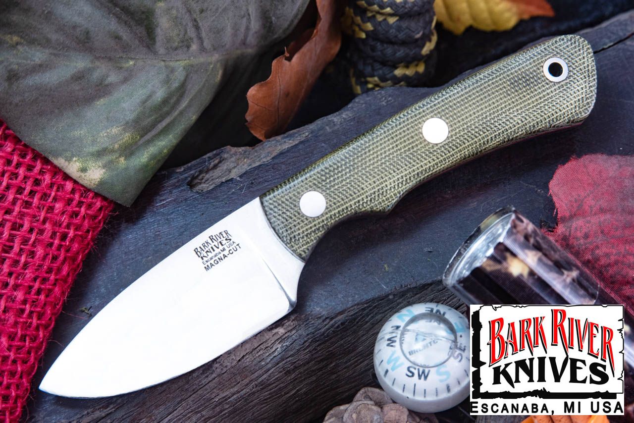 バークリバー PSK EDC MagnaCut グリーン キャンバス マイカルタ - レッドライナー