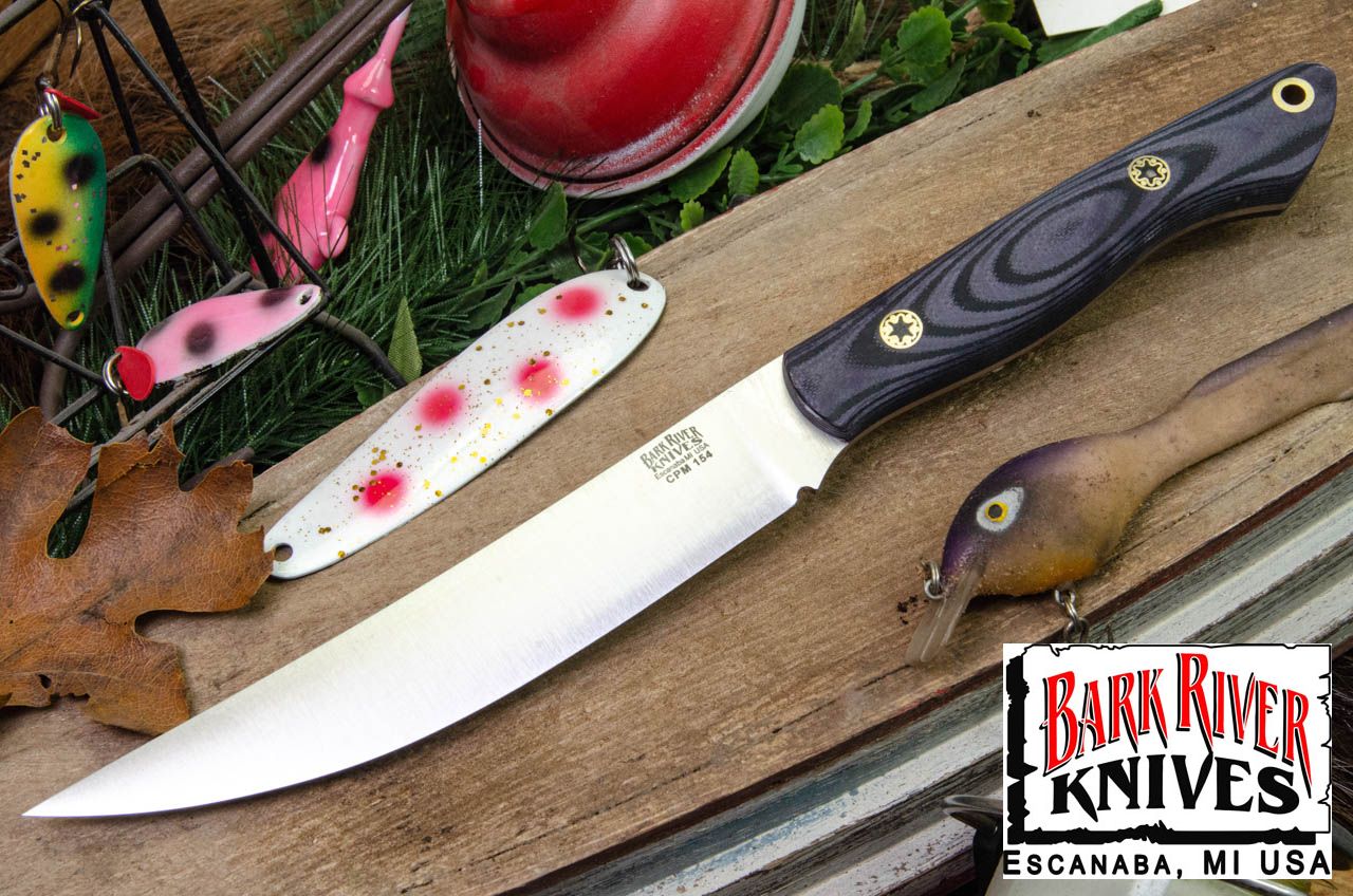 バークリバー ミニ カラハリスポーツマン CPM-154 パープル & ブラック シュアタッチ - マット - モザイクピン