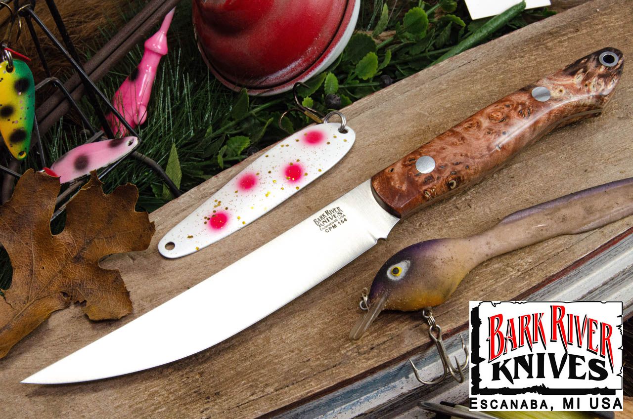 バークリバー ミニ カラハリスポーツマン CPM-154 サーモン & ブラウン メイプルバール